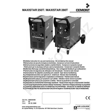 Полуавтоматический сварочный аппарат MAXISTAR 250T